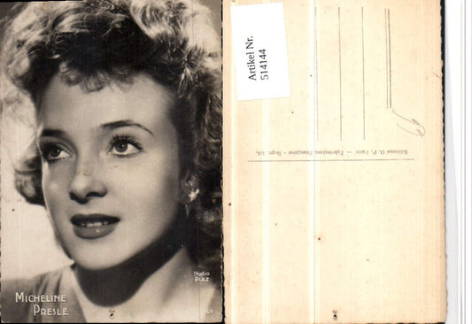 514144,Schauspielerin Micheline Presle Portrait