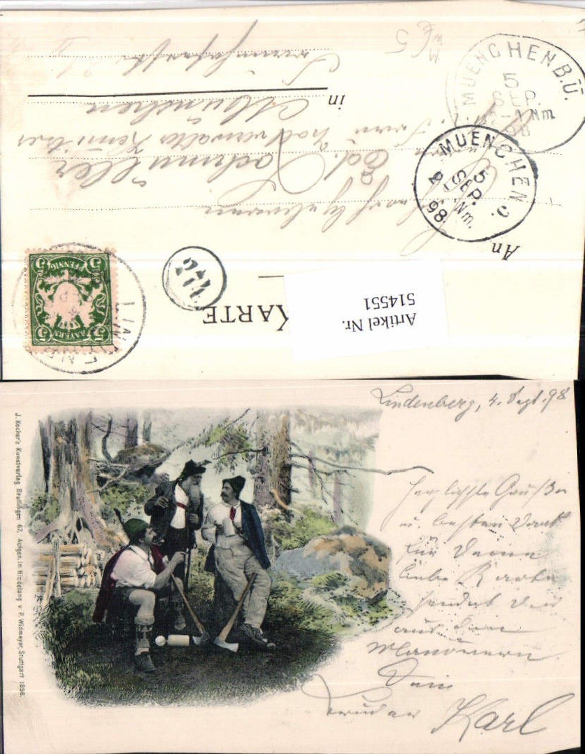 Alte Ansichtskarte – Old Postcard