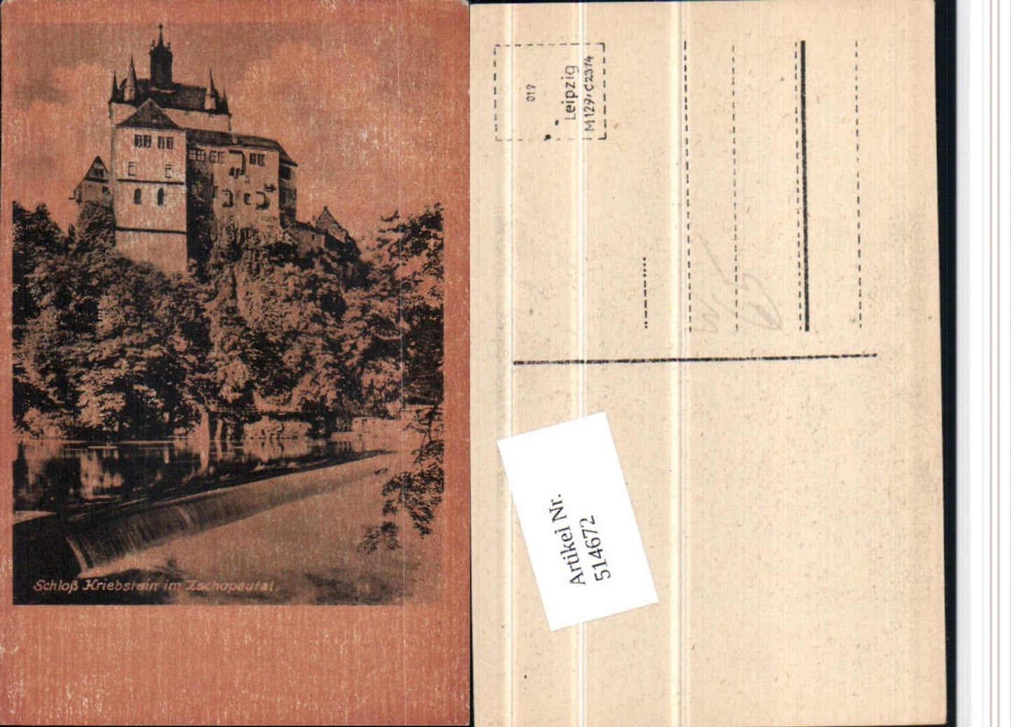 514672,Schloss Burg Kriebstein im Zschopautal b. Waldheim Wehr