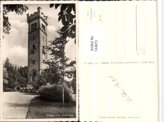 514673,Ehingen an d. Donau Wolferthurm Turm