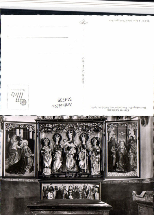 514739, Adelberg Monastery near Göppingen, St. Ulrich's Chapel, High Altar