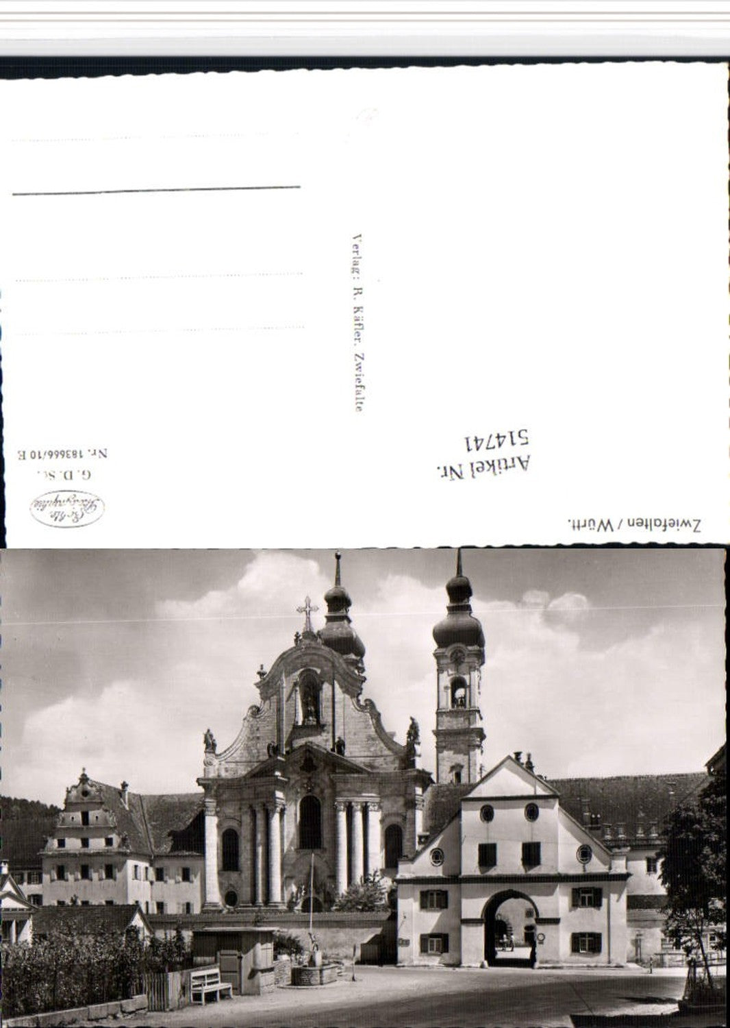 514741,Zwiefalten Tor Kirche