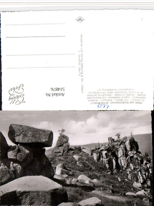 514876,Käste b. Romkerhalle Mausefalle u. Feigenbaumklippe Felsen