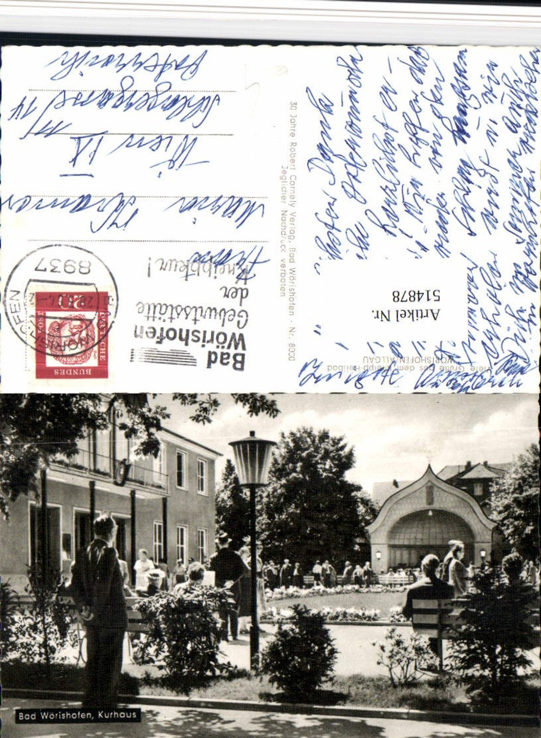 514878,Bad Wörishofen Kurhaus Konzertpavillon Laterne