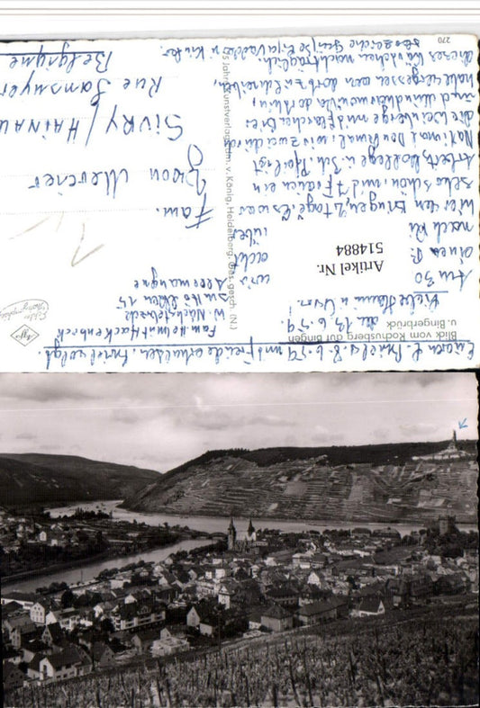 514884,Bingen am Rhein Totale vom Rochusberg