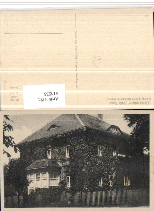 514935,Bad Lausick Fremdenheim Villa Rosa