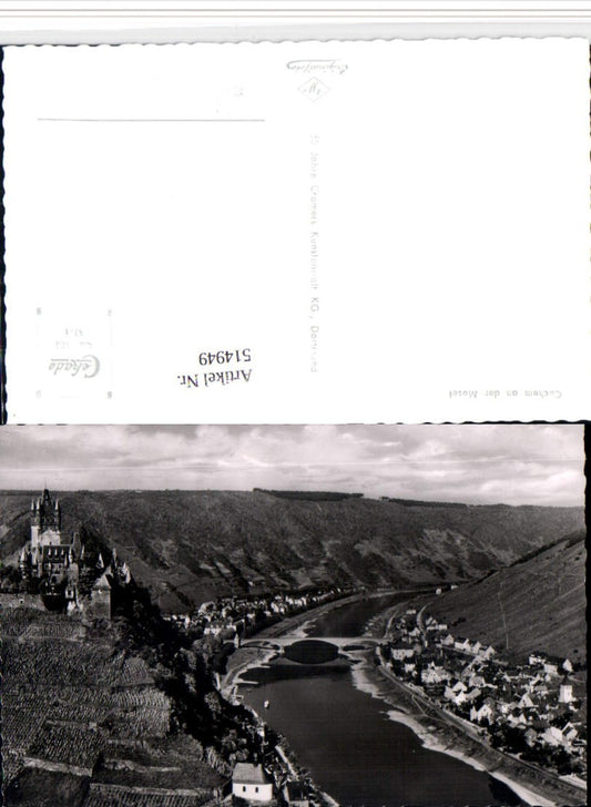 514949,Cochem an d. Mosel Totale Fluss Burg