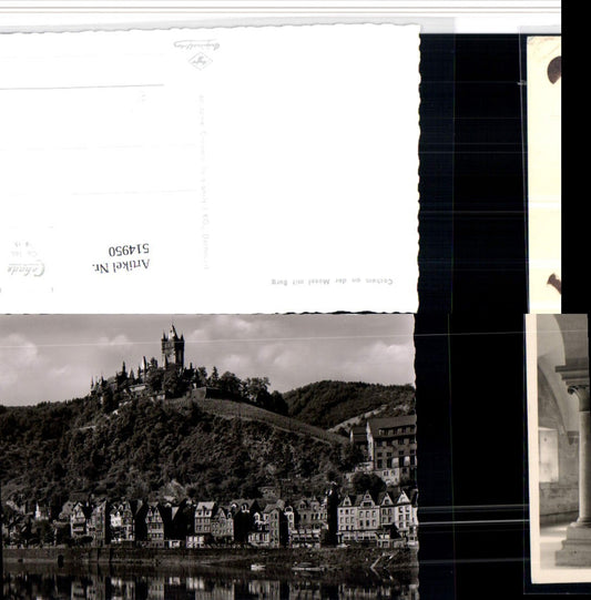 514950,Cochem an d. Mosel Teilansicht m. Burg