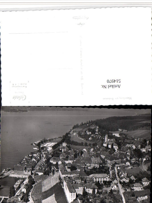 514970,Meersburg am Bodensee Totale Fliegeraufnahme