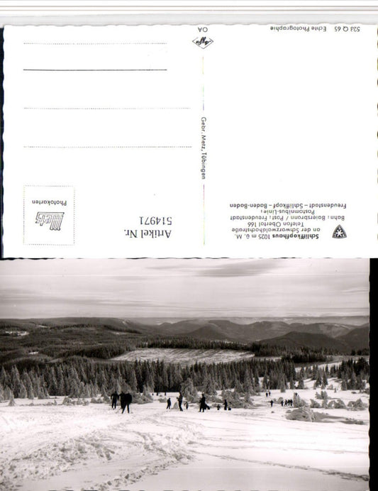 514971, Schleifklopfhaus near Baiersbronn, Freudenstadt, skiers, winter scene