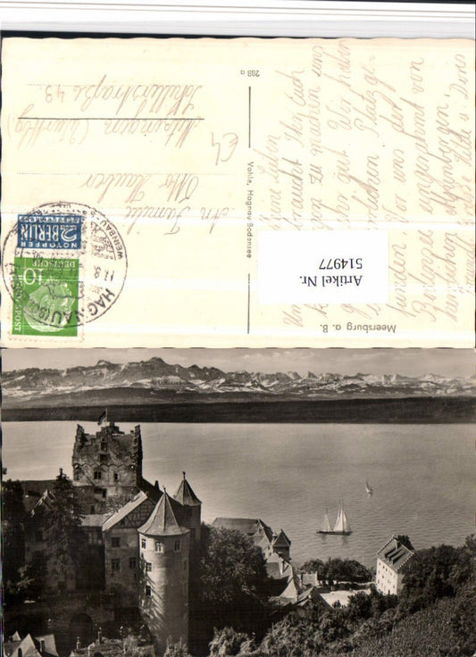 514977,Meersburg am Bodensee Burg Schloss Bergkulisse