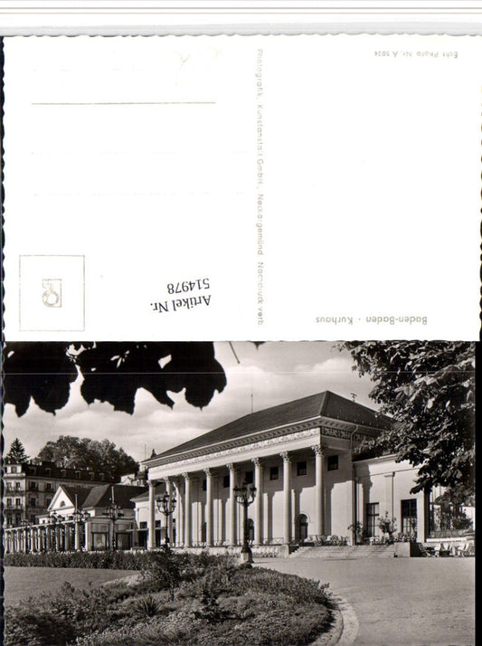 514978, Baden-Baden Kurhaus Building