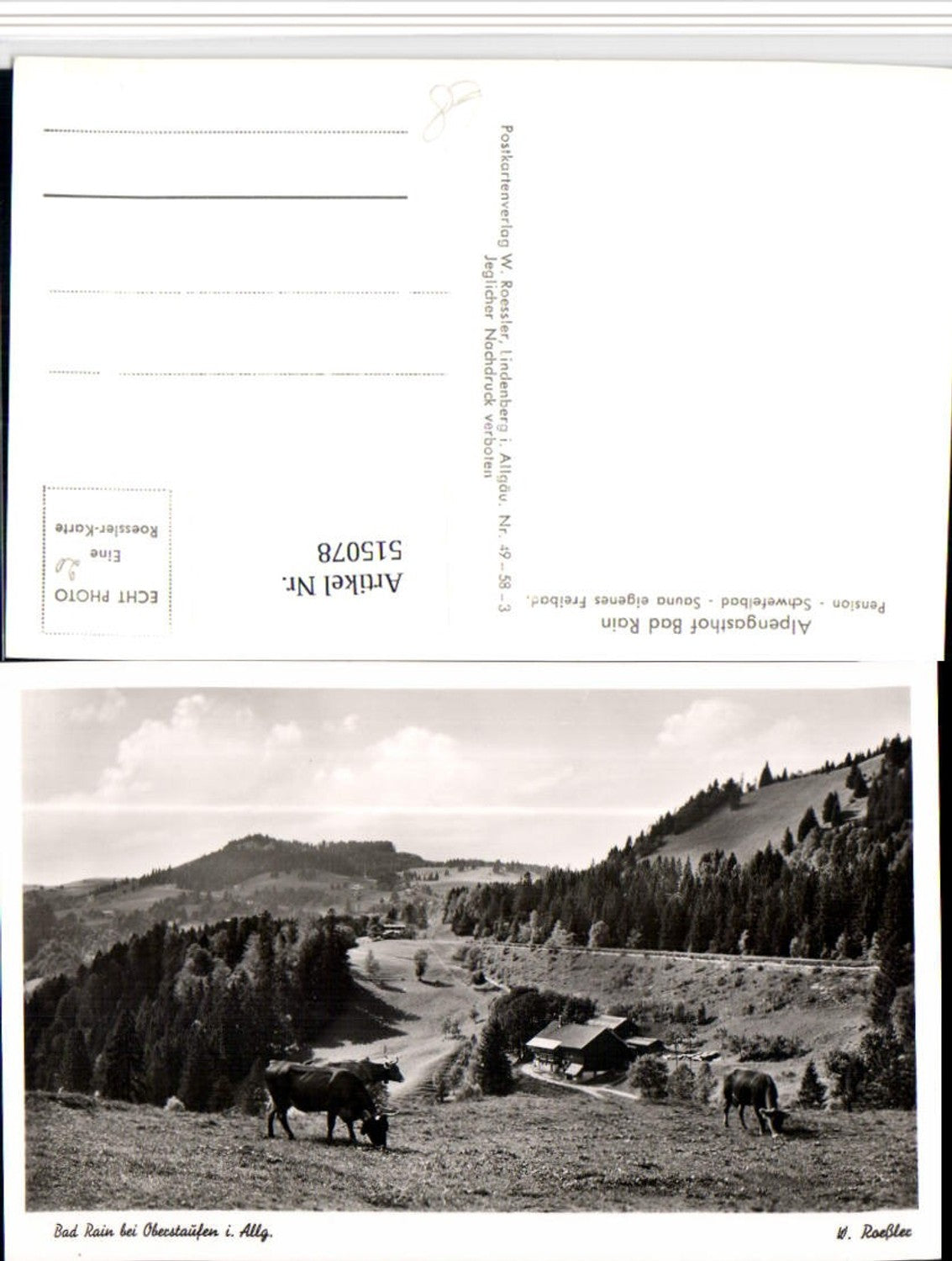 515078,Alpengasthof Bad Rain b. Oberstaufen im Allgäu Rinder
