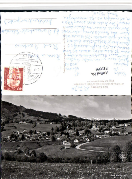 515086,Bad Kohlgrub Totale m. Ammergauer Alpen