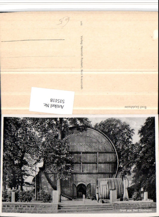 515118,Bad Dürkheim Das große Fass
