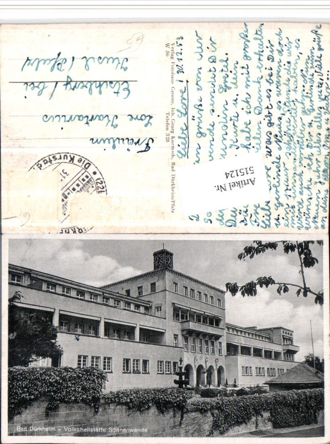 515124,Bad Dürkheim Volksheilstätte Sonnenwende