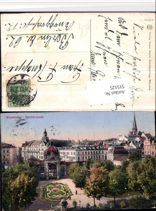 515125,Wiesbaden Teilansicht Kochbrunnen