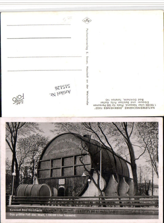 515126,Bad Dürkheim Das große Fass