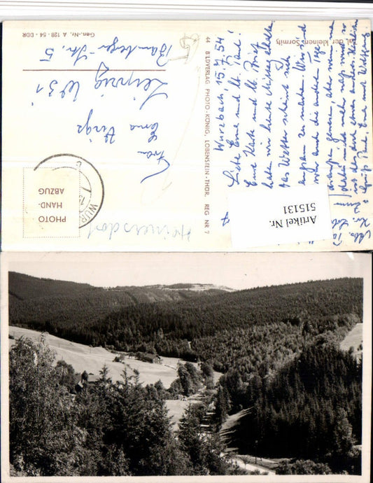 515131,Tal der kleinen Sormitz b. Wurzbach Landschaft Wald