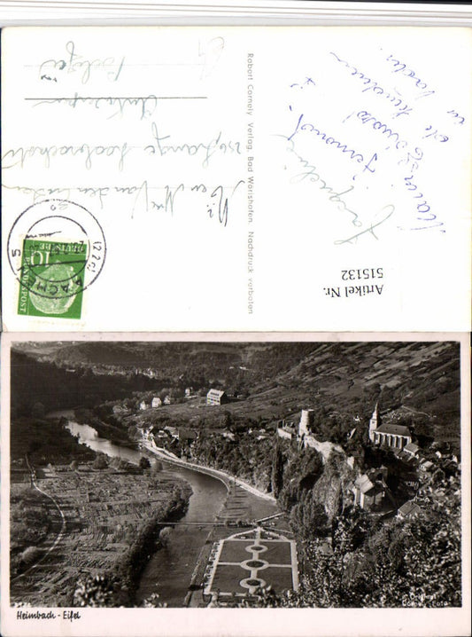 515132,Heimbach in d. Eifel Teilansicht Fluss