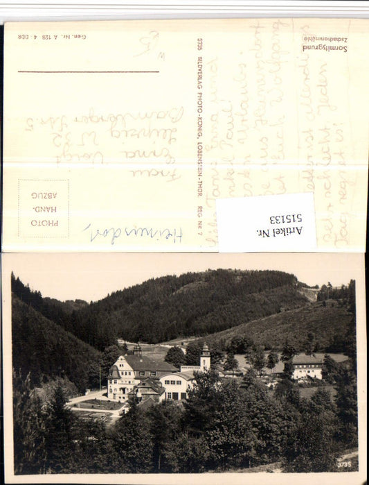 515133,Sormitzgrund b. Wurzbach Zschachenmühle