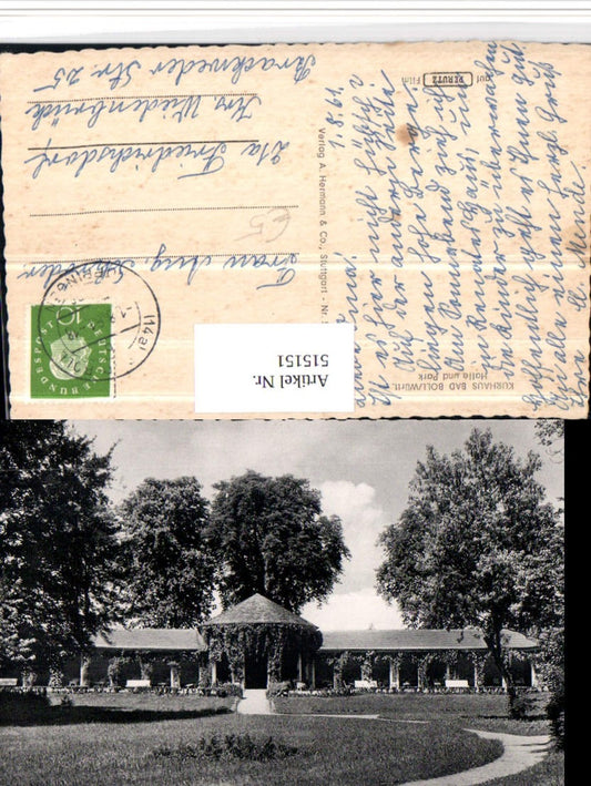515151, Bad Boll Kurhaus Hall and Park