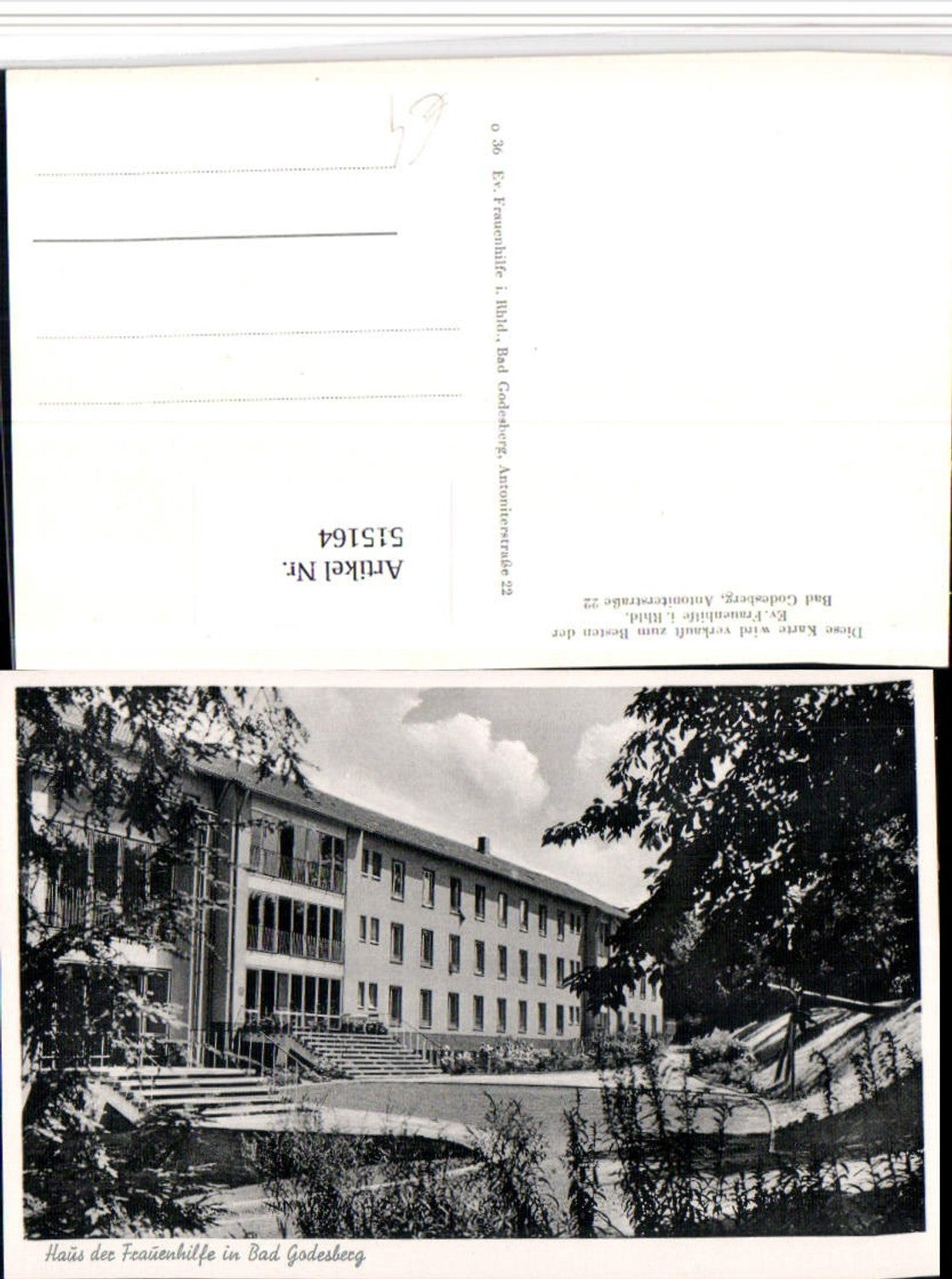 515164,Bonn Bad Godesberg Haus der Frauenhilfe