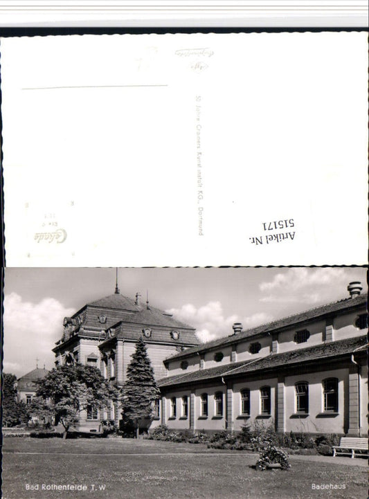 515171,Bad Rothenfelde Badehaus Gebäude