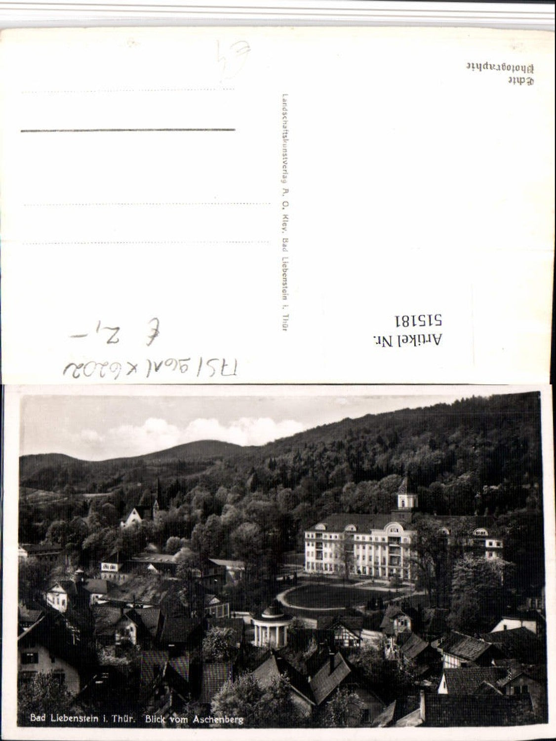 515181,Bad Liebenstein Teilansicht vom Aschenberg
