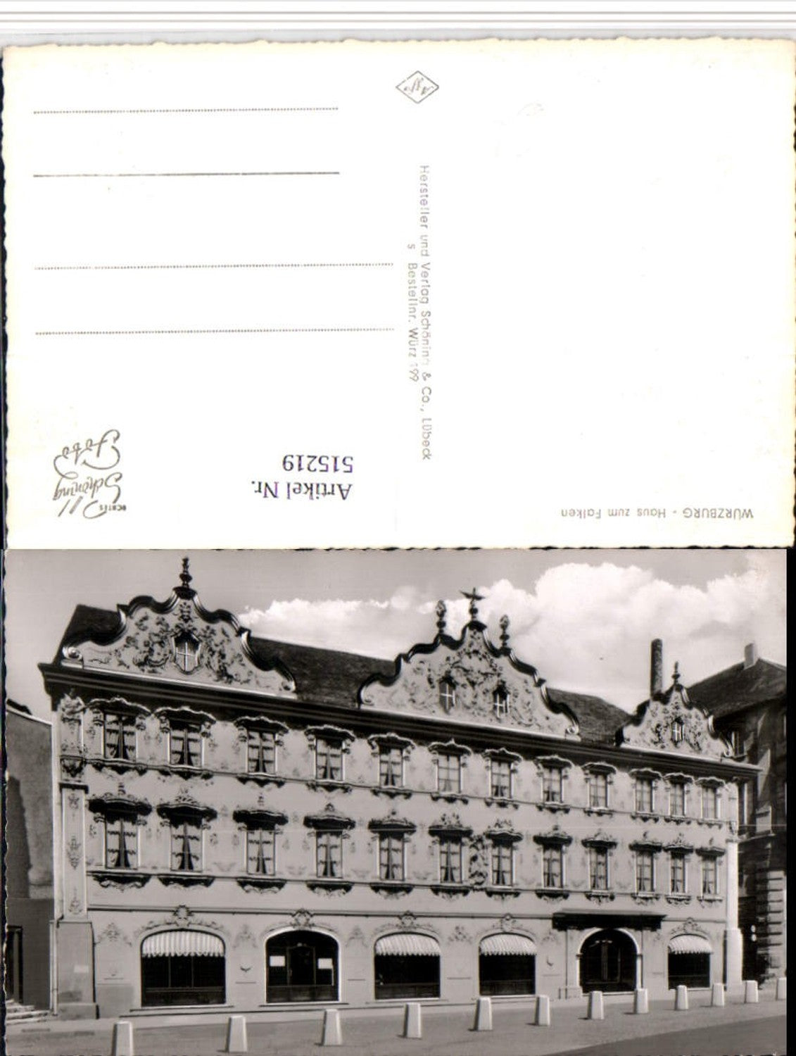 515219,Würzburg Haus zum Falken Gebäude