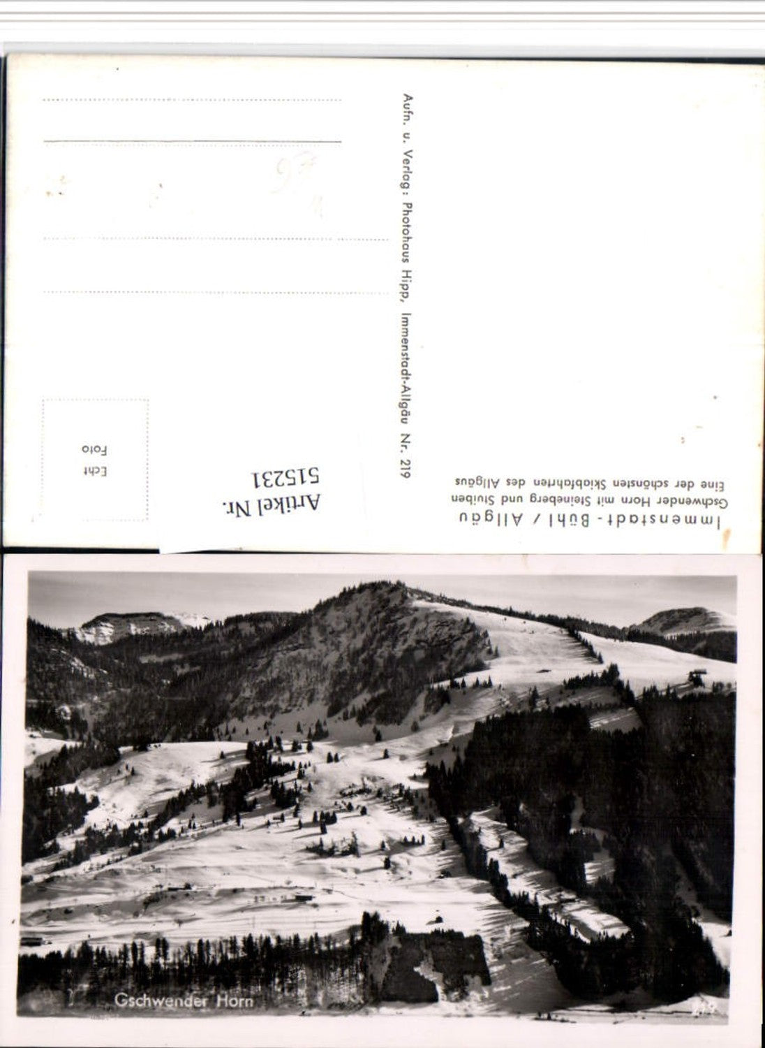 515231,Immenstadt im Allgäu Gschwender Horn Bergkulisse Winterbild