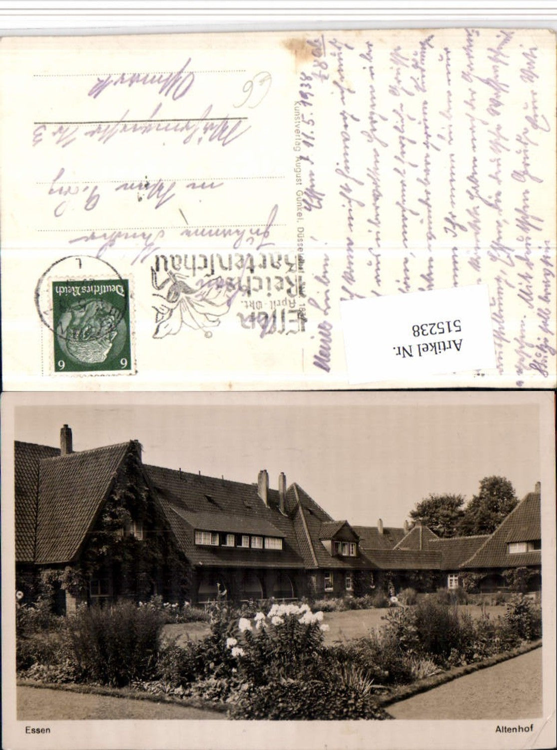 515238,Essen Altenhof Gebäude Arkaden