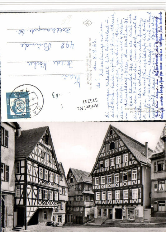 515241, Calw in the Black Forest, area behind the town hall