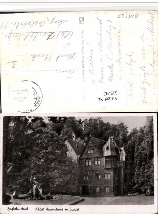 515243,Solingen Ohligs Bergisches Land Schloss Caspersbroich im Ittertal
