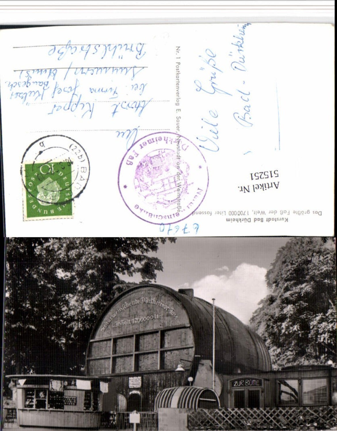 515251,Bad Dürkheim Das große Fass