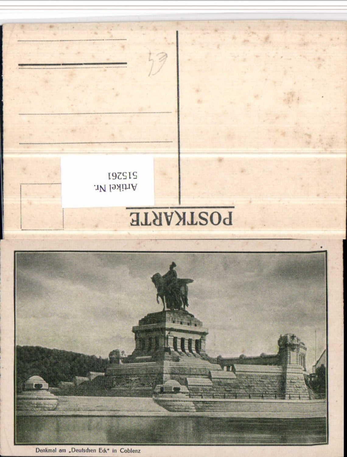 515261,Coblenz Koblenz am Rhein Denkmal am Deutschen Eck