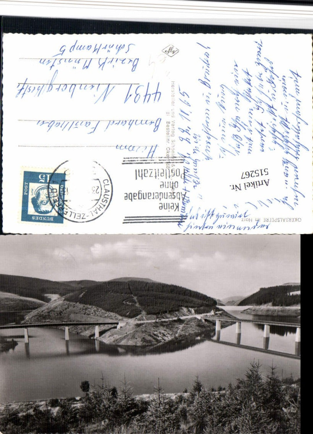 515267,Okertalsperre Talsperre b. Altenau im Harz Brücken