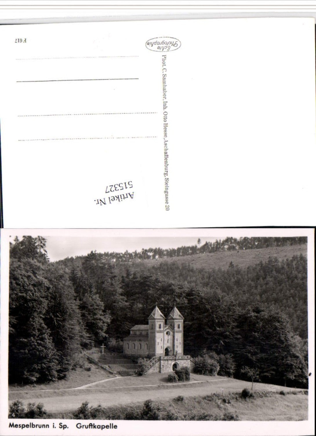 515327,Mespelbrunn im Spessart Gruftkapelle Kapelle