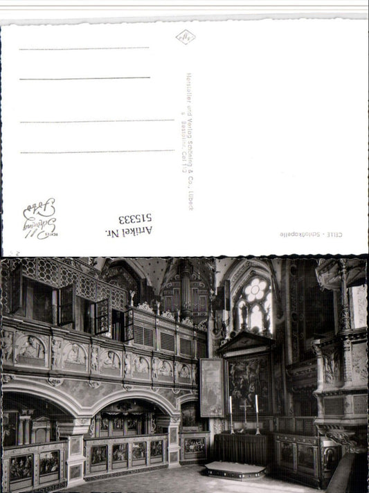 515333,Celle Schloss Schlosskapelle Innenansicht Orgel