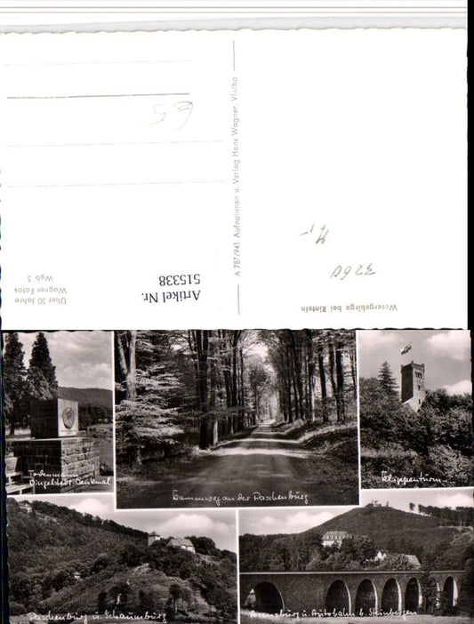 515338,Rinteln Schaumburg Kammweg Klippenturm Brücke Mehrbildkarte