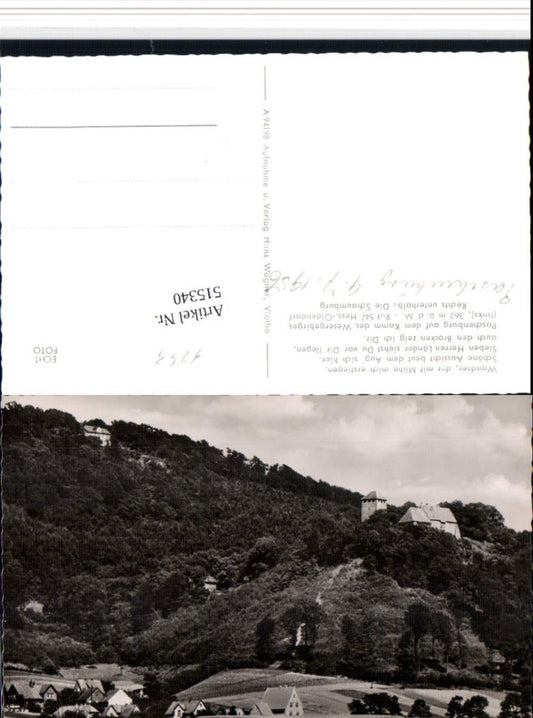 515340,Paschenburg auf dem Kamm des Wesergebirges b. Rinteln