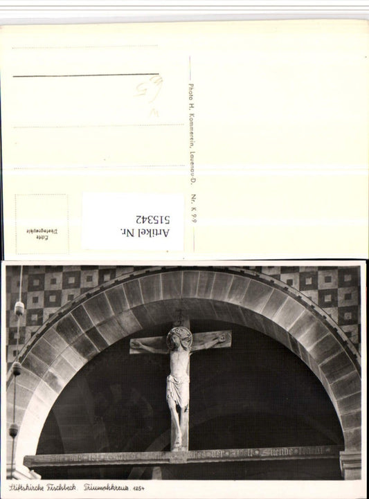 515342,Stiftskirche Fischbeck b. Hameln Triumphkreuz Kruzifix