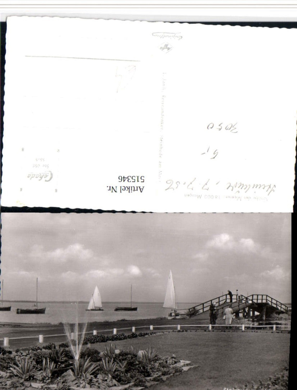 515346,Steinhude am Meer b. Wunstorf Brücke Segelboote Boote