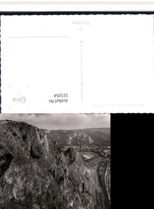 515354,Bad Münster am Stein Teilansicht Blick vom Rotenfels