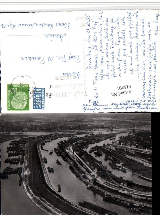 515391,Duisburg Hafen Fliegeraufnahme