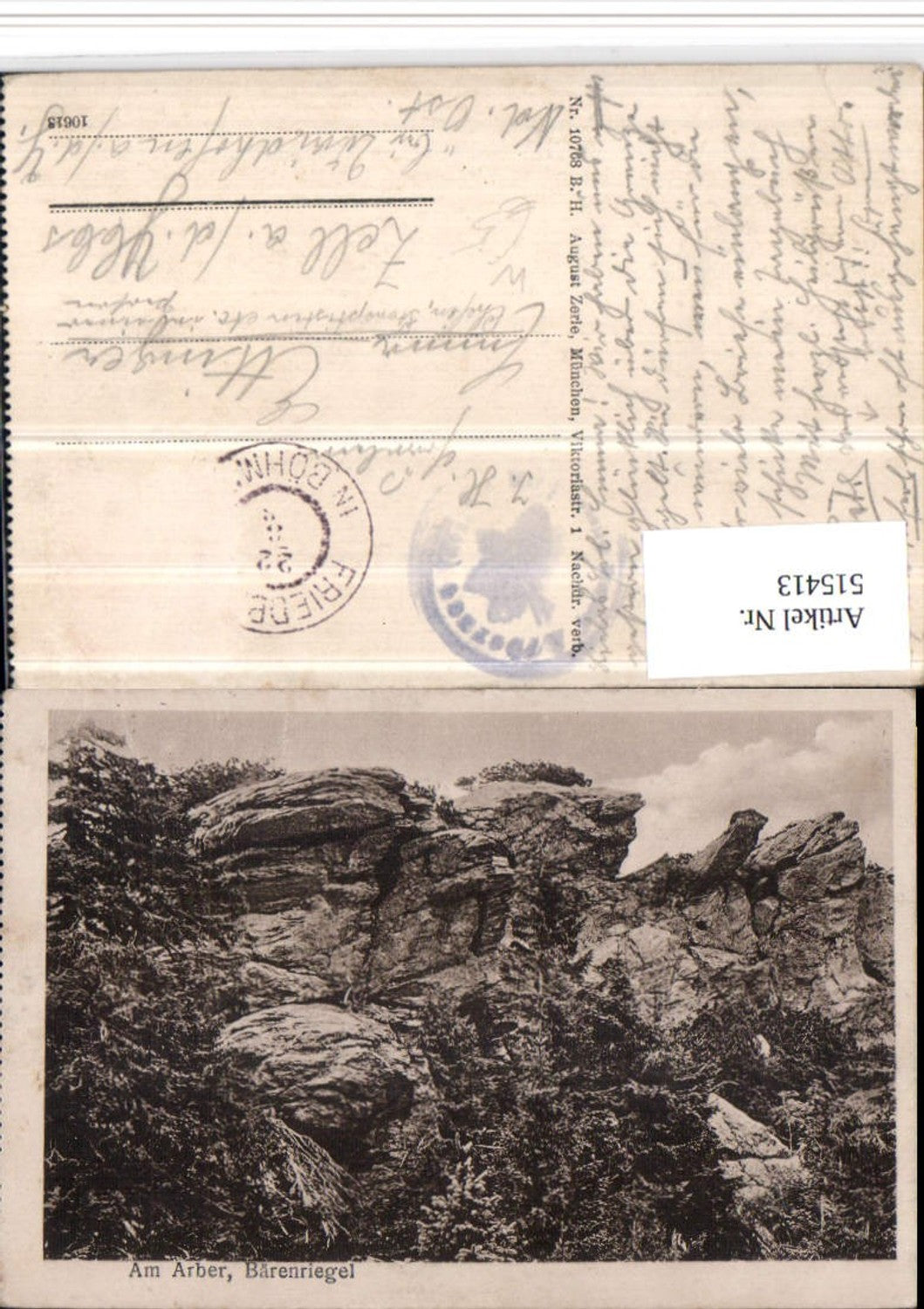 515413,Am Arber b. Bayerisch Eisenstein Bärenriegel Felsen