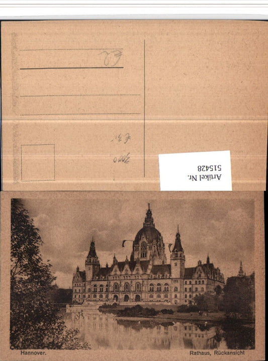 515428,Hannover Rathaus Gebäude