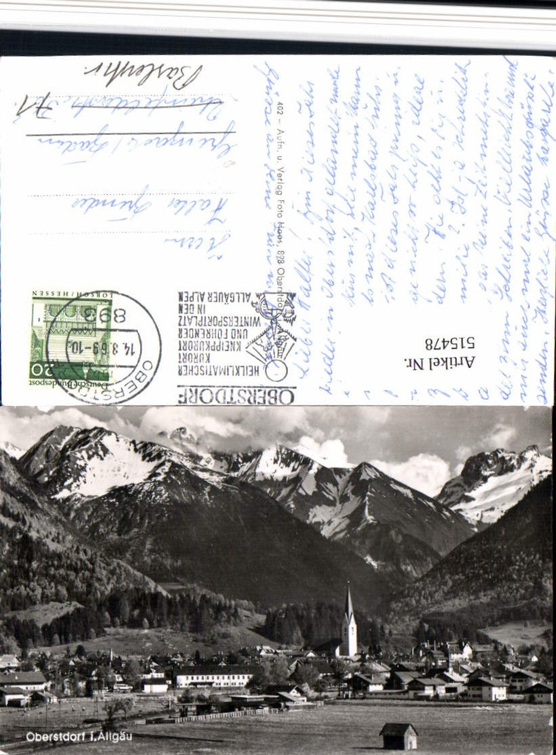 515478,Oberstdorf im Allgäu Totale Bergkulisse
