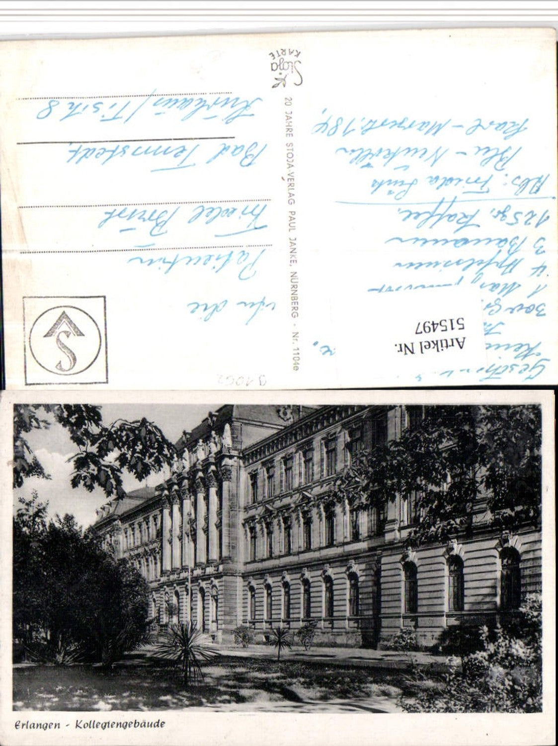 515497,Erlangen Kollegiengebäude Gebäude
