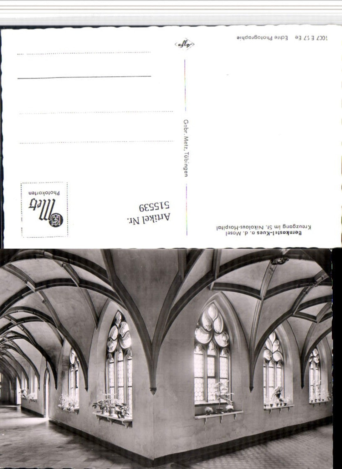 515539,Bernkastel-Kues an d. Mosel St. Nikolaus-Hospital Kreuzgang